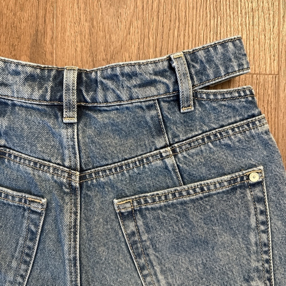 Miss Sixty Denim cut out Frayed Hem Womens Shorts size 24 - Picture 5 of 8
